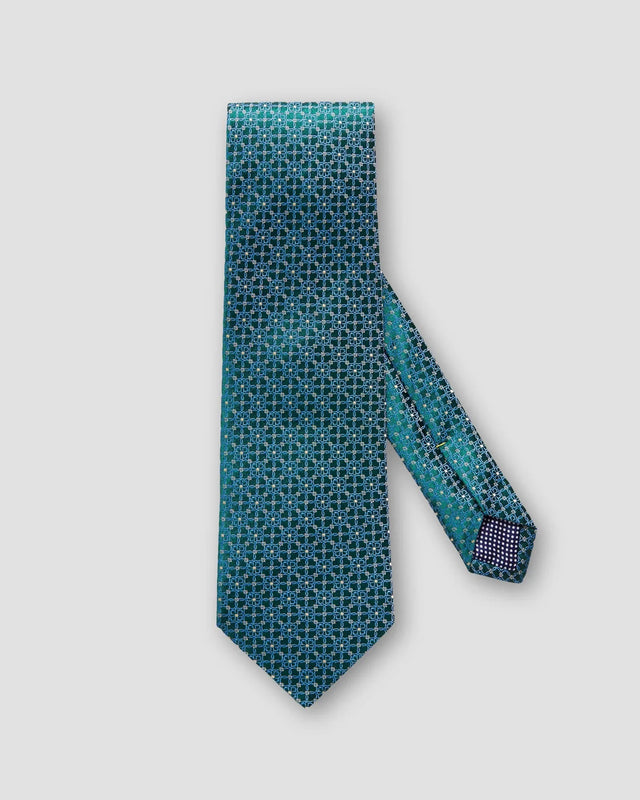 Dark green silk tie - Eton