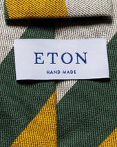 Striped Silk Cotton Tie