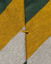 Striped Silk Cotton Tie