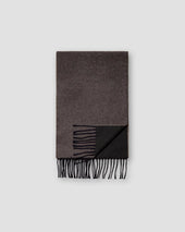 Dark Two Face Wool Scarf