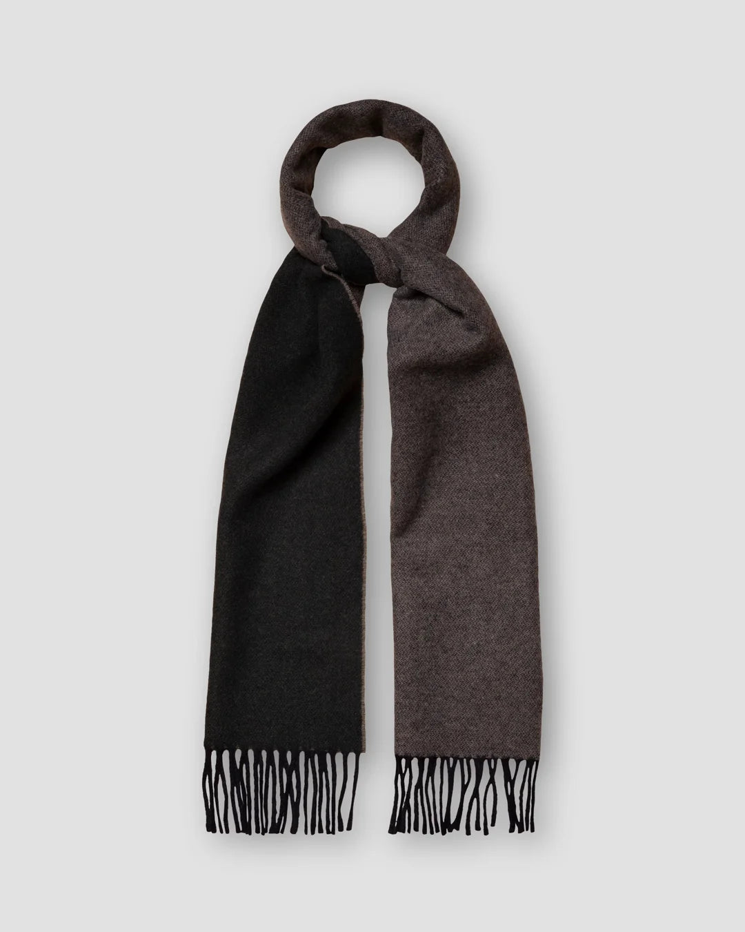 Dark Two Face Wool Scarf