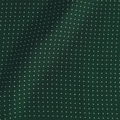 Dark White Small Spot Silk Pocket Square