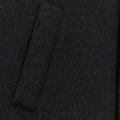 Dark Grey Cashmere Loro Piana Connor Coat