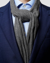 Dark Grey Cashmere Scarf