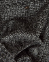 Grey Pure Wool Trousers