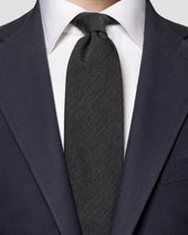 Herringbone Cotton Wool Blend Tie