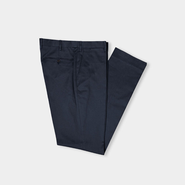 Dark Navy Cotton Trousers