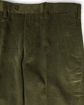 Dark Cotton Corduroy Trousers