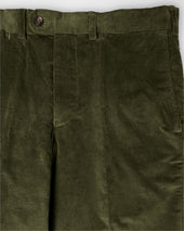 Dark Cotton Corduroy Trousers