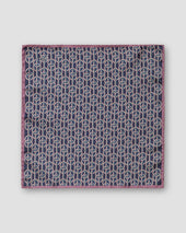 3d Chain Silk Pocket Square