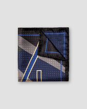 Purple "1928" Silk Pocket Square