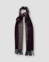 Dark purple wool scarf