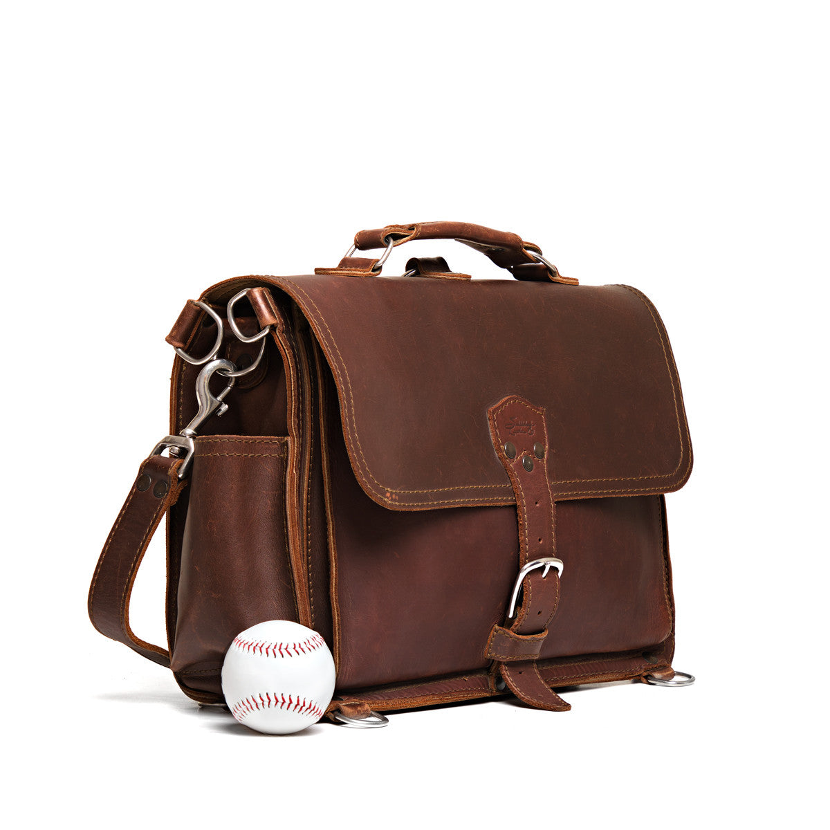 Slim Leather Briefcase