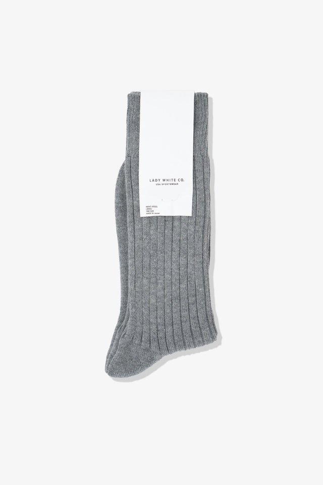 LW - C SOCK - DARK GREY MELANGE