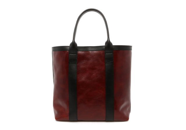 Tall Tote - Dark Paprika / Black Trim