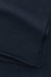 Knitted Maglia Inglese Cashmere Scarf Dark Navy