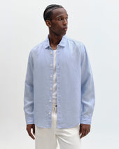 Dartford Pale Washed Linen Shirt