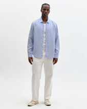 Dartford Pale Washed Linen Shirt