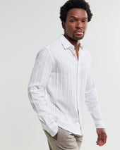 Dartford Dobby Stripe Organic Cotton Shirt