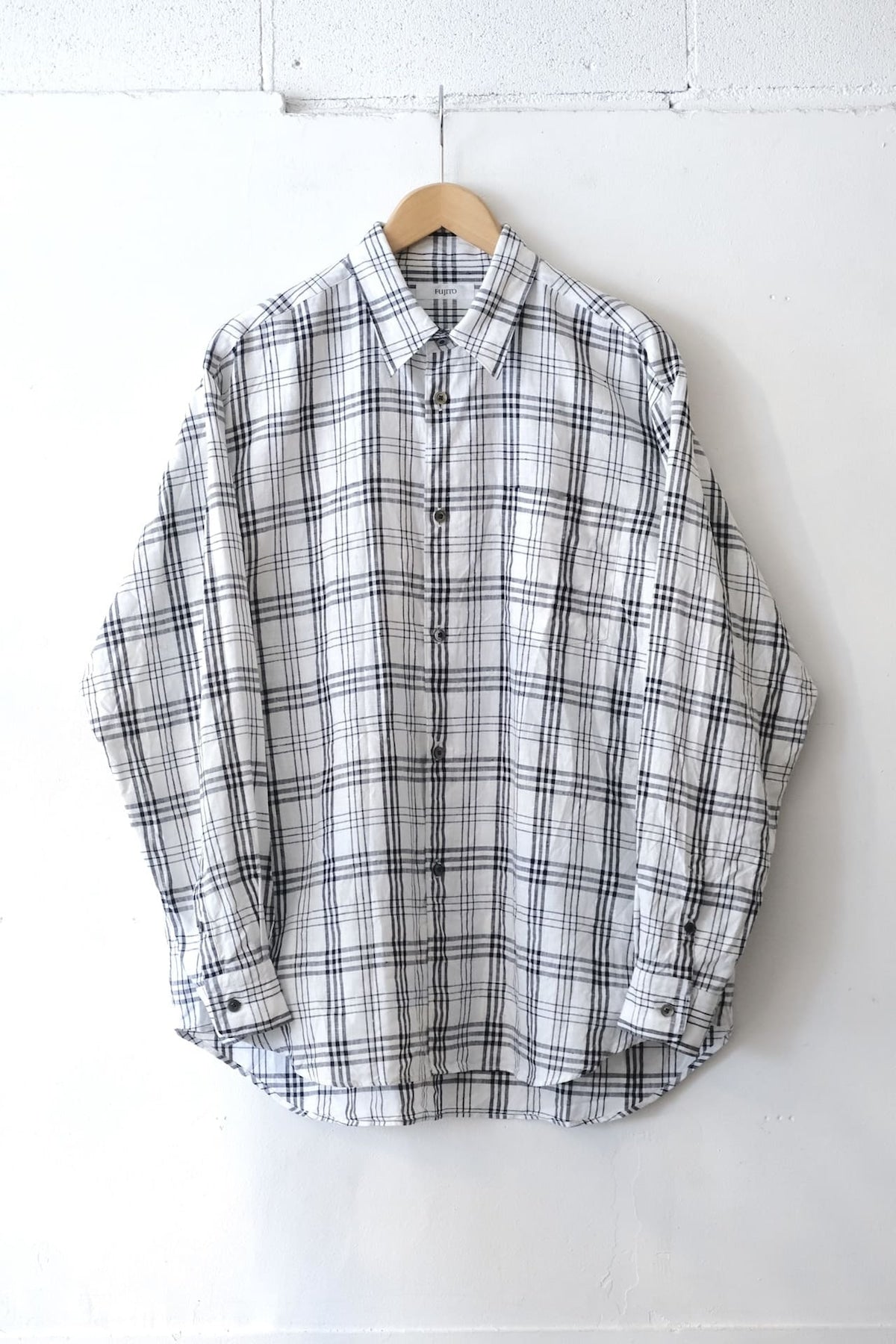 FUJITO BS Shirt Black Check | Directors Web Shop powered by BASE