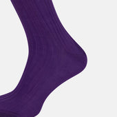 Purple Mid Length Socks