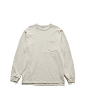 ONE POCKET L/S T-SHIRT / OATMEAL