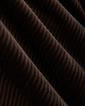 Wide Wale Corduroy Trouser | Dark Chocolate