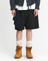 Cinch Back Curved Shorts