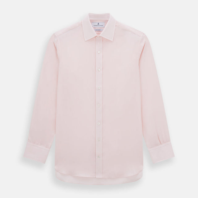 Pale Pink Cotton Cashmere Mayfair Shirt