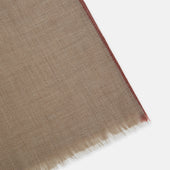 And Cognac Cashmere Scarf