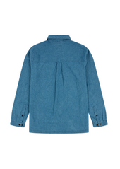 Carpenter Linen Shirt in Blue