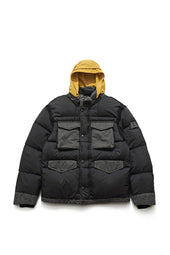 FIELD DOWN JACKET / BLACK & CHARCOAL