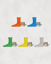 Cased Heavyweight Plain Socks 4th Collection