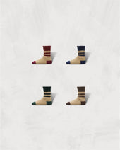 Recycled Wool Socks Stripes