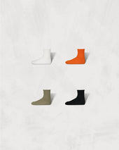 Low Gauge Rib Socks Short Length 1st Collection