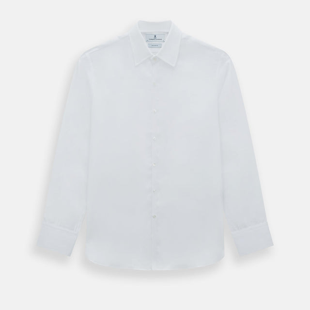 White Linen Westminster Shirt