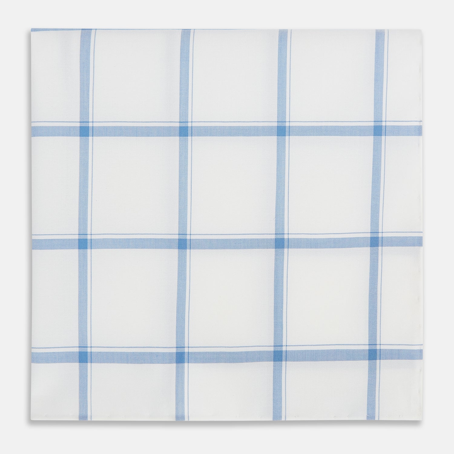 Colony Grid Check Hand Rolled Handkerchief