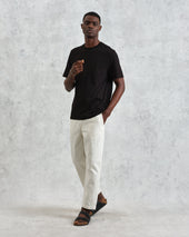 Dean Embroidered Logo Organic Cotton T Shirt
