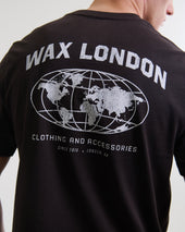Dean And Off White Globe Graphic Cotton T Shirt