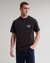 Dean And Off White Globe Graphic Cotton T Shirt