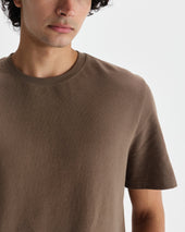 Dean Dusty Textured Organic Cotton T Shirt