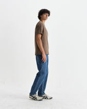 Dean Dusty Textured Organic Cotton T Shirt