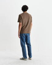 Dean Dusty Textured Organic Cotton T Shirt