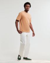 Dean Dusty Textured Organic Cotton T Shirt