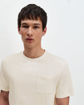 Dean Slub Cotton Pocket T Shirt