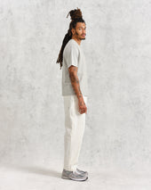 Dean Grey Marl Textured Organic Cotton T Shirt
