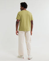 Dean Lime Textured Organic Cotton T Shirt