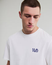 Dean Off White Geometric Repeat T Shirt
