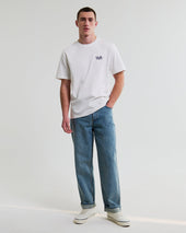Dean Off White Geometric Repeat T Shirt