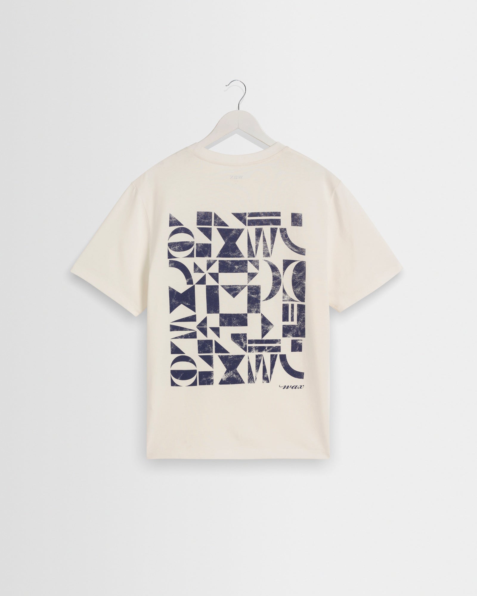 Dean Off White Geometric Repeat T Shirt